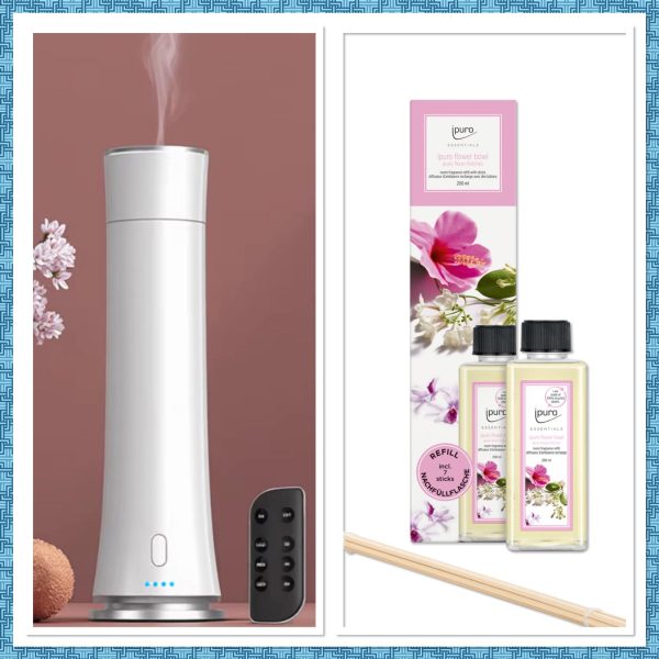 Diffuseur de Parfum + Recharge Florale Ipuro Flower Bow 200ml