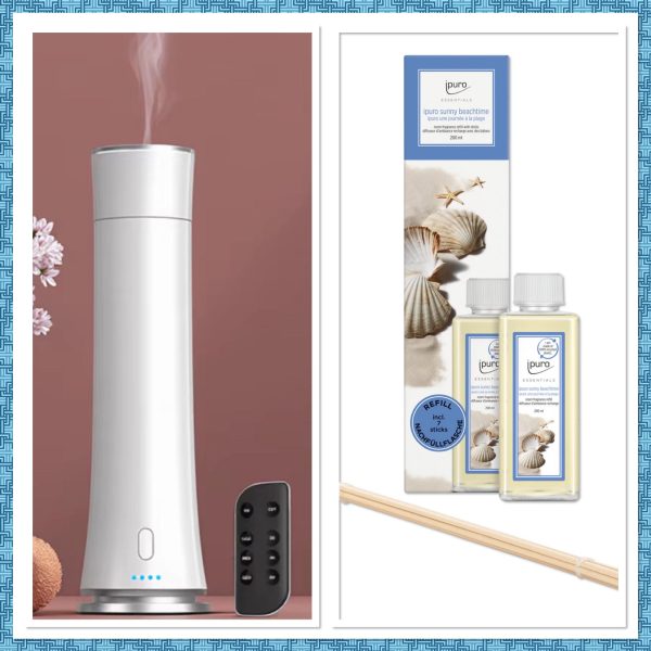 Diffuseur de Parfum + Recharge Fraîche Ipuro Sunny Beachtime 200ml (Copie)
