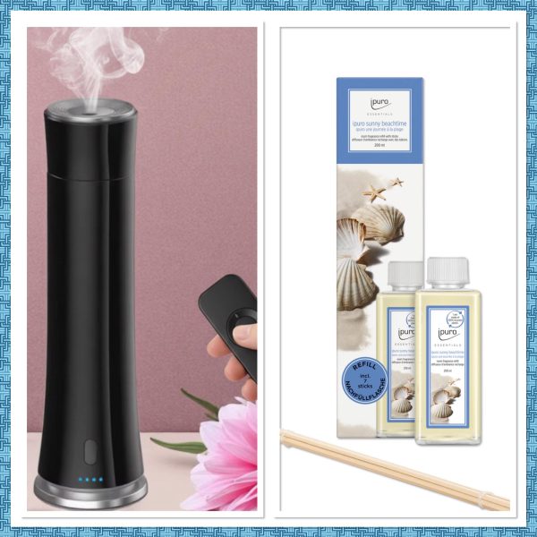 Diffuseur de Parfum + Recharge Fraîche Ipuro Sunny Beachtime 200ml